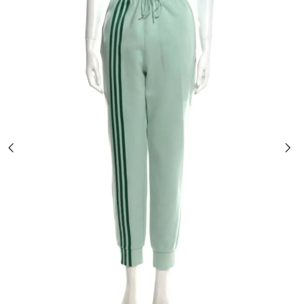 Adidas x Ivy Park Striped Knit Joggers Mint Green Medium - Picture 1 of 3